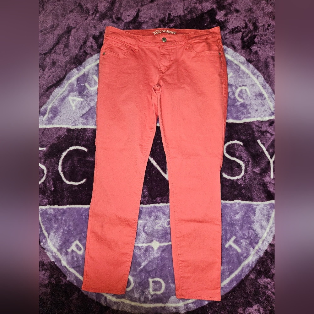 Old Navy Coral Slim Skinny Pants